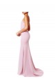 Stretch Crepe Mermaid, Sheath Long Sleeveless Criss Cross Open Back Prom Dress / Bridesmaid Dress Glasgow