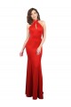 Stretch Satin Mermaid Long Sleeveless Keyhole Back Formal Evening Gown / Prom Dress / Bridesmaid Dress Glasgow