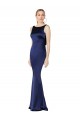 Stretch Satin Sheath Long Sleeveless Low Back Formal Evening Gown / Prom Dress / Bridesmaid Dress Glasgow