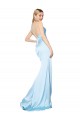 Stretch Satin Mermaid Mermaid Sleeveless Light Sky Blue Formal Evening Gown / Prom Dress / Bridesmaid Dress Glasgow