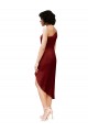Stretch Satin Sheath Sheath Sleeveless Burgundy Black Tie Evening Gown / Prom Dress / Bridesmaid Dress Glasgow