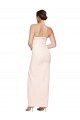 Stretch Satin Mermaid Long Sleeveless Low Back High Slit Prom Dresses Glasgow