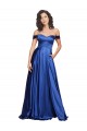 Stretch Satin A-Line Sweep Train Sleeveless Formal Evening Gown / Prom Dress / Bridesmaid Dress Glasgow