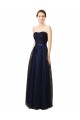 Tulle Long Sleeveless Bridesmaid Gown Glasgow