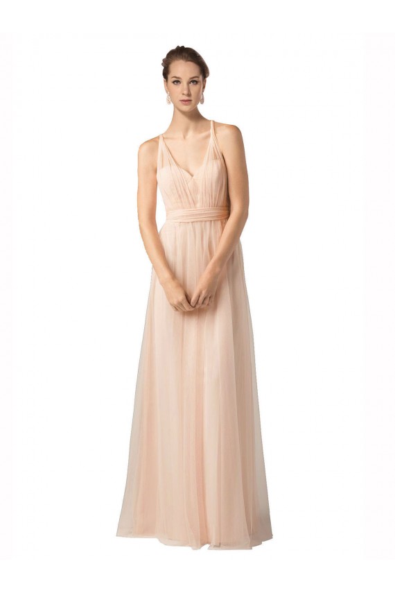 Tulle Long Sleeveless Bridesmaid Dress / Evening Dress Glasgow