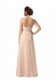 Tulle A-Line Long Sleeveless Bridesmaid Evening Gowns Glasgow
