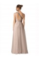 Tulle A-Line Long Sleeveless Keyhole Back Formal Dress / Bridesmaid Dress Glasgow
