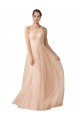 Tulle A-Line Long Sleeveless Keyhole Back Formal Dress / Bridesmaid Dress Glasgow