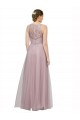 Tulle & Lace A-Line Long Sleeveless Bridesmaid Dress Glasgow