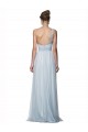 Tulle A-Line Long Sleeveless Mist Bridesmaid Dress Glasgow