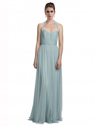 Tulle A-Line Long Sleeveless Bridal Party Dress / Evening Dress Glasgow