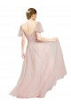 Tulle A-Line Long Flutter Sleeves Formal Dress / Bridesmaid Dress Glasgow