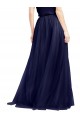 Tulle A-Line Sleeveless Navy Blue Semi Formal Evening Dress / Bridesmaid Dress Glasgow
