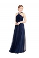 Soft Tulle A-Line Long Sleeveless Bridesmaid Dress / Evening Dress Glasgow