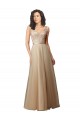 Tulle & Lace A-Line Long Sleeveless V-Back Bridesmaid Dress Glasgow