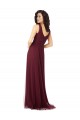Tulle Long Sleeveless Bridesmaid Dress Glasgow