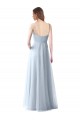 Soft Tulle A-Line Long Sleeveless Bridesmaid Dress Glasgow