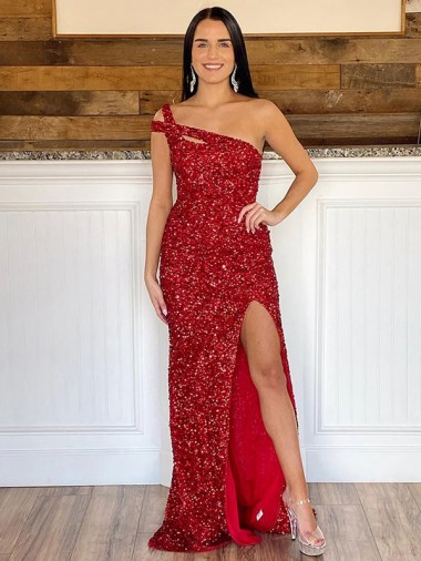 Velvet Sequin Sheath Sweep Train Sleeveless Long Prom Dress Glasgow