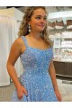 Velvet Sequin Court Train Sleeveless Prom Dress / Evening Dress Glasgow