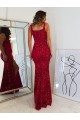 Velvet Sequin Sheath Long Sleeveless Prom Dress Glasgow