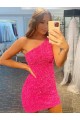 Velvet Sequin Short Sleeveless Velvet Sequin Homecoming Dress Glasgow