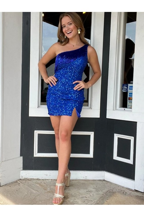 Velvet Sequin Sheath Short Sleeveless Prom Dress Glasgow