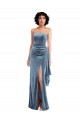 Stretch Velvet Sheath Long Sleeveless Low Back Formal Evening Gown / Prom Dress / Bridesmaid Dress Glasgow