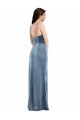 Stretch Velvet Trumpet Long Sleeveless Low Back Formal Evening Gown / Prom Dress / Bridesmaid Dress Glasgow