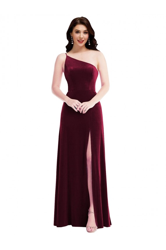 Stretch Velvet Trumpet Long Sleeveless Black Tie Evening Gown / Prom Dress / Bridesmaid Dress Glasgow
