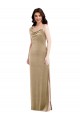 Stretch Velvet Sheath Long Sleeveless Black Tie Evening Gown / Prom Dress / Bridesmaid Dress Glasgow