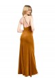 Stretch Velvet A-Line Long Sleeveless Criss Cross Open Back Formal Evening Gown / Prom Dress / Bridesmaid Dress Glasgow