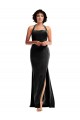 Stretch Velvet Mermaid Long Sleeveless Low Back Formal Evening Gown / Prom Dress / Bridesmaid Dress Glasgow
