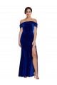 Stretch Velvet Mermaid Long Sleeveless Formal Evening Gown / Prom Dress / Bridesmaid Dress Glasgow